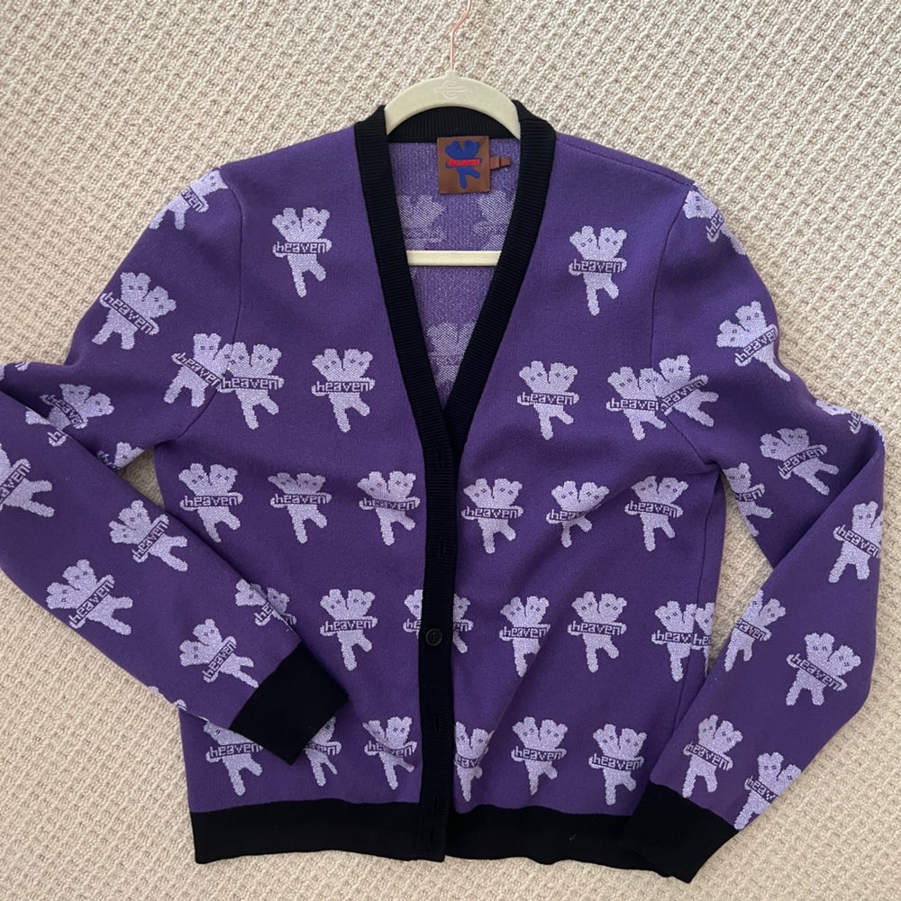 Heaven by Marc Jacob’s bear cardigan size XL NWOT
